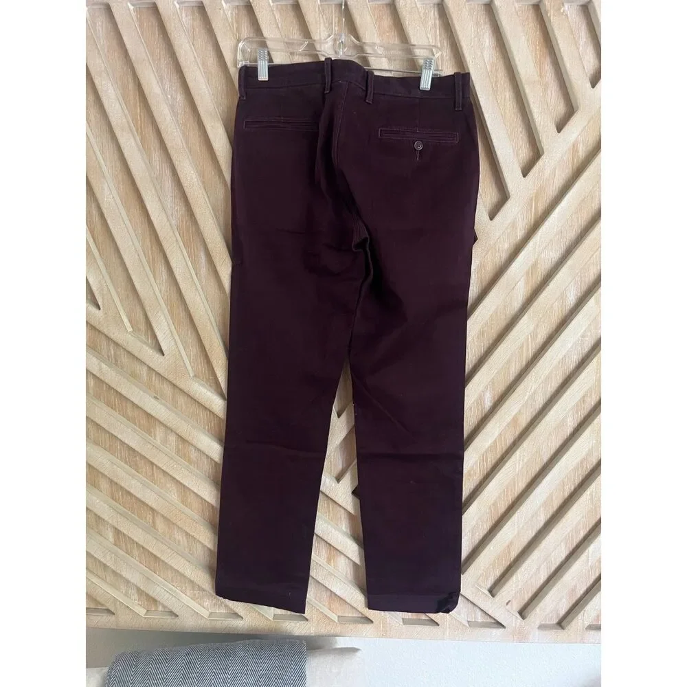 J.Crew 770 Stretch Chinos in Eggplant